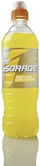 ISORADE Orange Isotonic Sports Drink Multipack, 12 x 500ml bottles | Contains Electrolytes for Muscle Recovery and Performance | With Vitamins B6 & 12 | Hydrate & Recover | Fully Recyclable Materials
