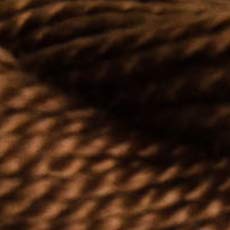 DMC 115 5-801 Pearl Cotton Thread, Dark Coffee Brown, Size 5
