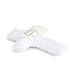DEMDACO Tender Blessings 6 x 5 Inch Soft Polyester Cuddly Plush Huggable Comfort Cross, Classic White and Pink, Babys Baptism