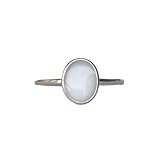 MarkyBaby Milk Jewelry | Anillo redondo solitario de leche materna, anillo de plata de ley 925, kit de leche materna, joyería de ADN y recuerdo, joyería de leche materna, Resina, Sin piedras preciosas