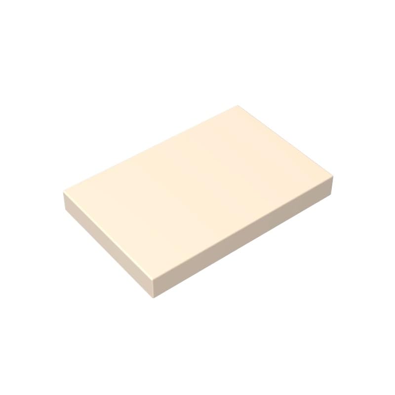 XYEIUGO GDS-1039 26603 Foundation Plate Tile 2x3, White (yellowish), 50 PCS