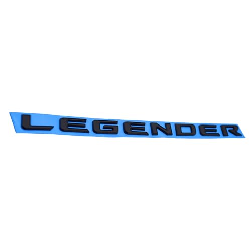 Image of KMH Premium LAGENDER 3D Text Badge Logo Emblem - Stylish Car Decal Stickers, Mate Black Pack of 1
