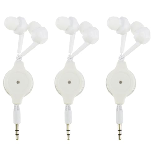 3 Pcs Mini Earphone 3.5mm Earphone 3.5mm Mic Wired Earphones Ear Phones Wired...