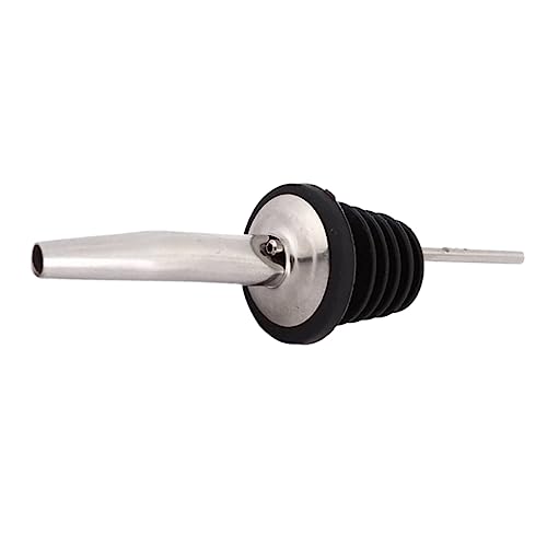 COLLBATH 24pcs Wine Dispenser Bottle Pourer Wine Spout Wine Pourer Stopper Bar Accessory Whisky Spout Stopper Oil Bottle Spout Wine Bottle Pourer Black