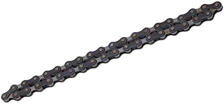 Miniatura 6 de VBESTLIFE Rueda libre de una sola velocidad y cadena iluminada, 16 dientes rueda libre 9 dientes piñón 38 secciones cadena para montaña