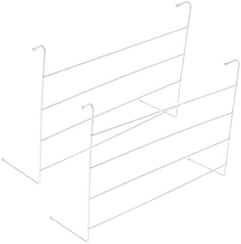 AAMEN 4 Bar Radiator Airer, Clothes Drying Rack , Metal Radiator Towel Rail, 2M Drying Space, Anti-Scratching End Caps(H17cm x W50cm x D14.5cm) (2)