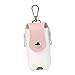 Lljsszr Golf Ball Waist Bag for 2 Golf Balls Attraction Closure with Buckle Clip Portable Storage Case, White and Pink