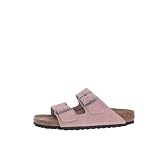 Birkenstock Arizona BS 1031651 Pink Clay Rosa ciabatte Donna fibbie Pelle camoscio 37