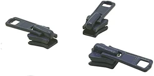 Zipper Repair Kit - #5 YKK Vislon Molded Jacket Zipper Sliders with Top Stops Included - Color: Navy #560 Choose Your Quantity - Made in The United States (3)
