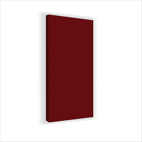 Stop Sound Pannello Acustico Fonoassorbente, pannelli fonoassorbenti alte prestazioni 180x80x5 cm (Rosso)