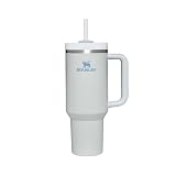 STANLEY Quencher H2.0 Flow State Tumbler, 40 oz, Fog | Handle and Straw | 3-Position Lid | Cup Holder Compatible for Travel | Insulated Stainless Steel Cup | BPA-Free