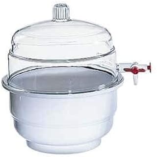 Bel-Art 42010 Plastic Vacuum Desiccator, 140 mm Plate Size