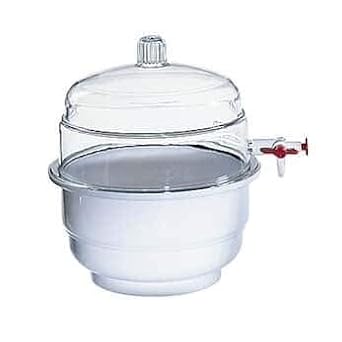 Bel-Art 42010 Plastic Vacuum Desiccator, 140 mm Plate Size