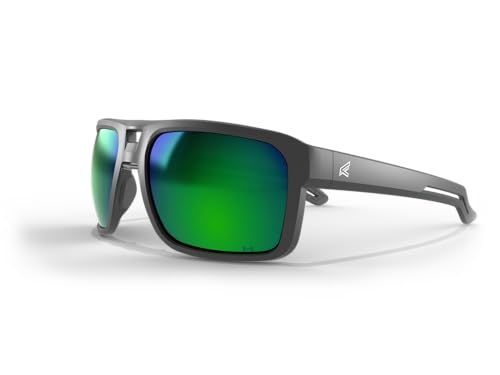 Image of EDGE Highline ANSI Z87 Safety Sunglasses for Men, Polarized for Fishing, Mirrored Tinted Lenses Eyewear, 99% UV Protection