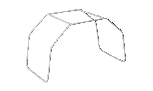 Arceau de lit lève-drap 50-64 cm - Support couettes & draps pour jambes, acier blanc robuste -...