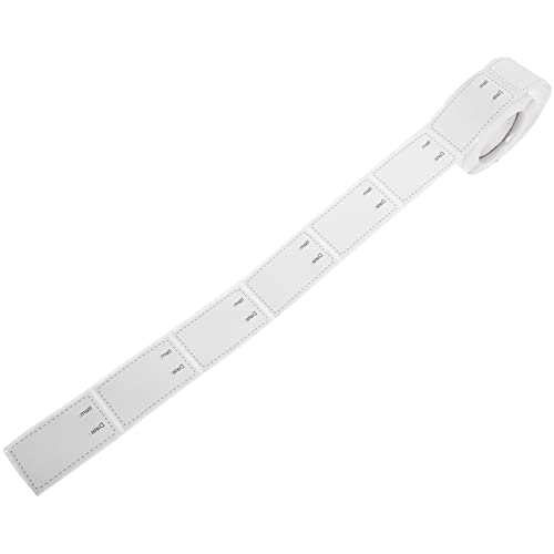 MUCKLILY 1 Roll Food Labels Kitchen Labels Freezer Labels to Write on Sticker Labels to Write on Canning Labels Impresora De Sticker Freezer Stickers Food Storage Sticker Paper White