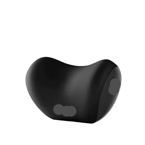QAZWZG Reposacabezas de Coche, Soporte Lumbar, Almohada Hombro, cojín Respaldo Cintura algodón con Memoria, Productos automotrices for el hogar para Asiento(Neck Pillow Black)