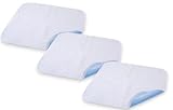 Essential Medical Supply Quik-Sorb 24' x 35' Quilted Birdseye Cotton Reusable Underpad - 3 Pack of Washable and Reusable Waterproof Incontinence Bed Pads for Adults and Seniors