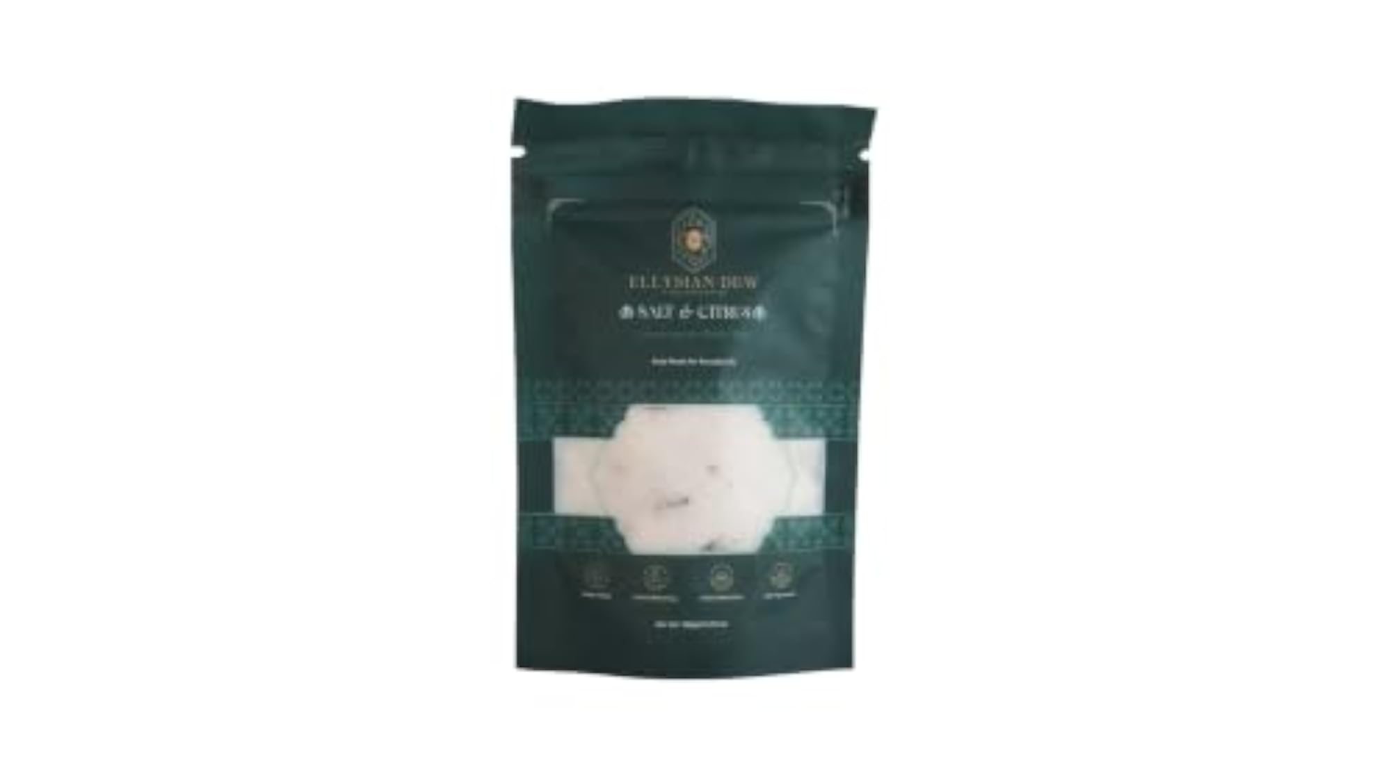 Salt and Citrus Epsom Bath Salt with Lemongrass, 100 g