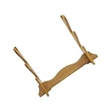 Gatuida 楠竹五スタンド 竹製刀剣ディスプレイラック フルート兼用多機能収納台 ゲームルーム寝室リビング用コレクター向け