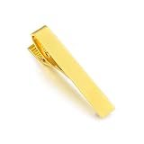 Krawattennadel 1 Stück kurze Krawattenklammer for Herren, 3 Farben, einfache Krawattenklammern for männliche Kragen, 4, cm(Gold)