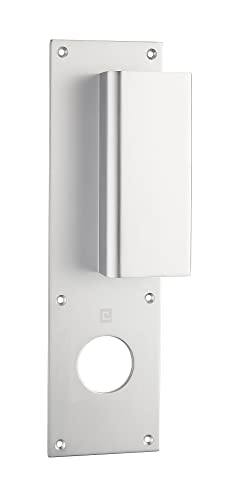 Poignée palière aluminium type Bastille argent trou de 40 - HERACLES - I-231103TR40