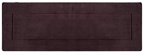 Fabbrica Home Ultra-Soft Extra-Thick Memory Foam Extra Long Bath Runner Mat (2 Ft X 6 Ft, Coffee Brown) #TOP9