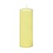 Zest Candle 3 by 9-Inch Ivory Pillar Candle, 3