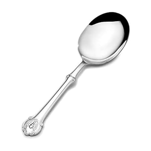 Wallace Napoleon Bee 18/10 Stainless Steel Large Serving Spoon,Silver