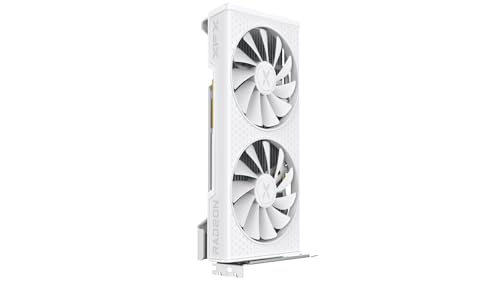 Image of XFX Speedster SWFT210 Radeon RX 7600 Graphics Card White with 8GB GDDR6 HDMI 3xDP, AMD RDNA 3 RX-76PSWFTWY