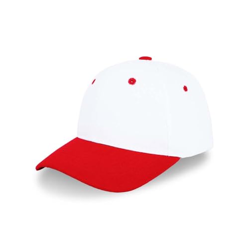Image of ZH Plain Adjustable Baseball Cap - Lot of 12 Unisex Blank Design Caps
