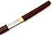 Handmade Japanese Shirasaya Samurai Katana Sharp Sword High Carbon Steel Blade (High Carbon Steel, Red)