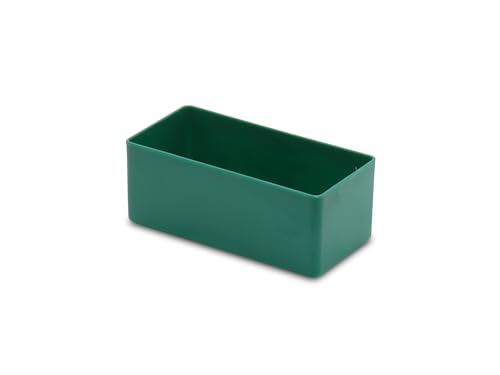 1a-TopStore 10 Stk. Einsatzkästen Einsatzboxen Schubladen-Einsatzkasten Sortierboxen, 32 Größen, 5 Farben (grün, 99x49x40 mm) – Ansicht 6