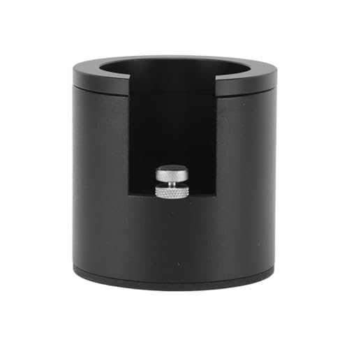 HAOHIZE Coffee Tamper Holder, Coffee Tamper Station, Portafilter Holder, Tamper Stand, Aluminium Alloy Tamping Station Base for 51mm 53mm 58mm Portafilter (Black)