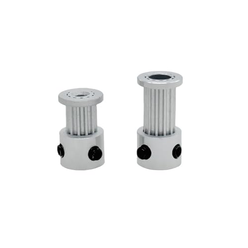 Polea de transmisión GT2 de 12 dientes para corregir holguras en ejes de 5mm y 6mm