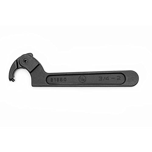 GEARWRENCH Adjustable Pin Black Oxide Spanner Wrench, 1/8