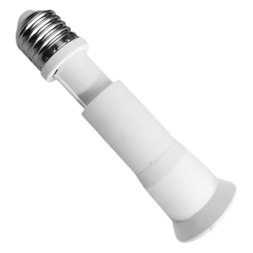 Housoutil Adaptador de de con Extensión Telescópica para Bombillas Soporte de Bombilla Duradero para Lámparas Altas o Profundas