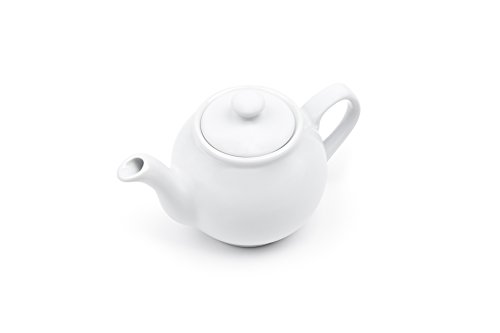 Fox Run Earthenware Teapot, 10 Cup, White #TOP1