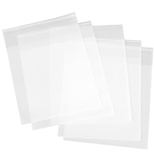 MAGICLULU 50pcs Self-sealing Clothes Storage Bags Zipper Pouches for Travel and Home Organization and Reusable Compression Design