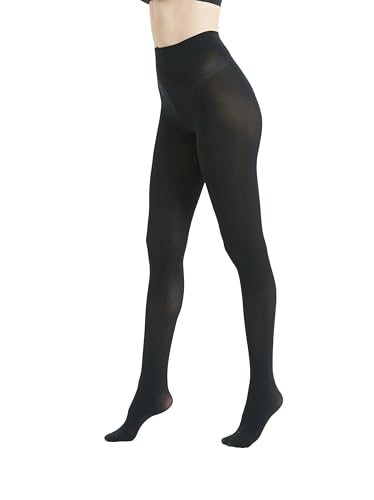 Image of 80D Semi Opaque Tights for Women Stretchable High Waist Womens Stockings Soft Pantyhose with 20+ Colors