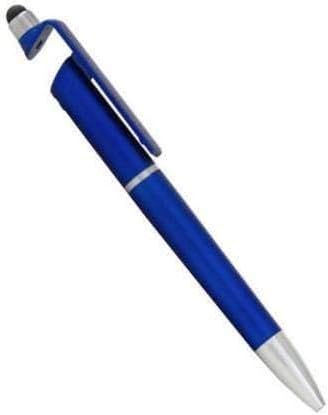 Mobile Stand for HTC Velocity 4G Ballpoint Function Stylus Pen with Mobile Stand Holder Writing Pen Screen Wipe Adjustable Universal Mobile Phone Flexible Clip Holder Pen - (VNT.D, Mix)