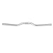 Riser Handlebar, Lightweight Aluminum Mountain Bike Road Bicycle Fixed Gear Riser Bar Handlebar 25.4mm(Silver)