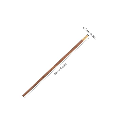 Palillos de madera PRETYZOOM reutilizables antideslizantes para evitar cubiertos desechables 7