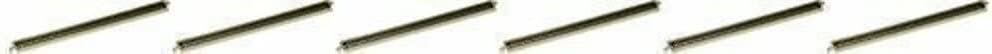 Bachmann Trains Snap Fit E-Z Track® 10" Straight Track (6/Card) Nickel Silver Rails Gray Roadbed – N Scale