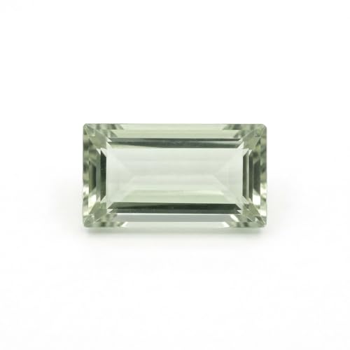 Améthyste verte naturelle 8x4mm pierre précieuse véritable taillée baguette pour bijoutier