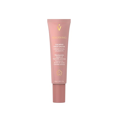 VALQUER Crema Facial Calmante Soothing | Repara y Equilibra la Piel Sensible o Reactiva | Con Niacinamida, Centella Asiática y Aceite de Jojoba | Vegano | 50 ml
