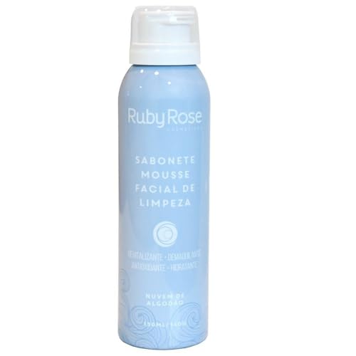 Sabonete Mousse Facial Nuvem de Algodão Ruby Rose 150ml