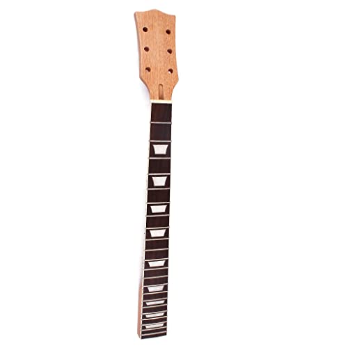 Ogdni 22 Fret Guitar Neck Mahogany Rosewood Fingerboard With Binding Inlay For Lp Electric Guitar Neck Replacement #TOP1