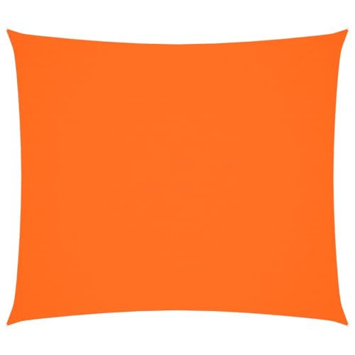 Voile d'ombrage 2,5x3m imperméable rectangulaire anti-UV orange