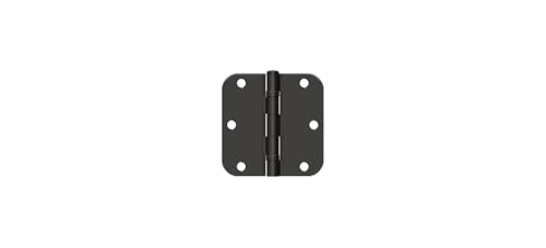 Deltana Radius Hinge,Ball Bearing Oil Rubbed Br, 3 1/2